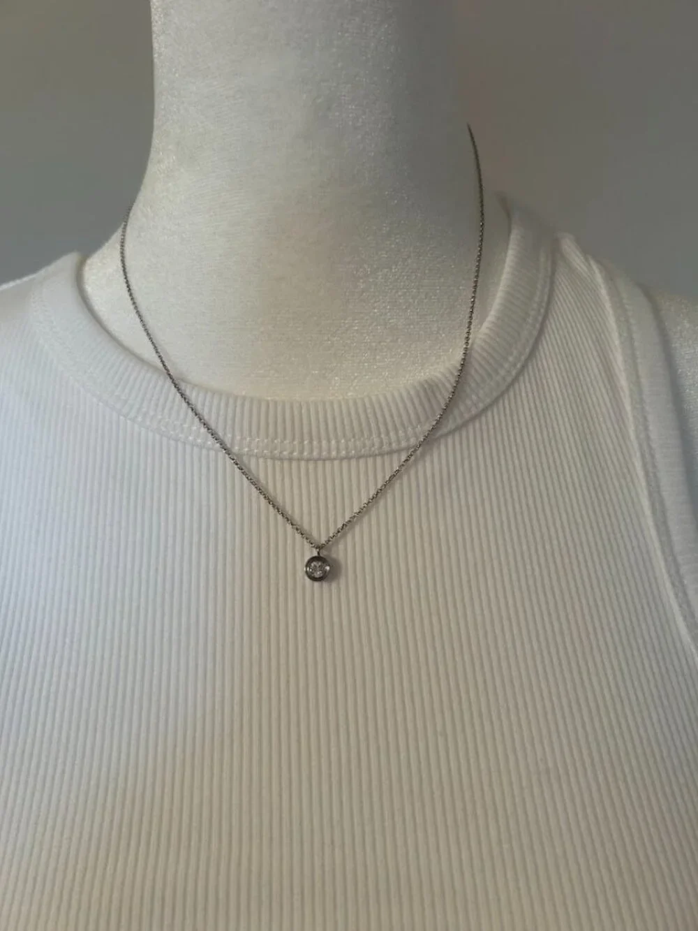 NWT Kate Spade Silver Sparkle Pendant Necklace & Earrings Set with Dust Bags